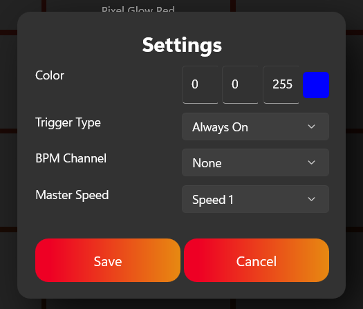 Item Settings